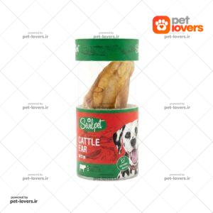 تشویقی سگ مدل گوش گاو سویل پت Sevil Pet بسته 3 عددی