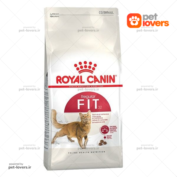 غذا خشک گربه مدل فیت رویال کنین Royal Canin وزن ۱ کیلوگرم ( فله بسته بندی شده پت لاورز )