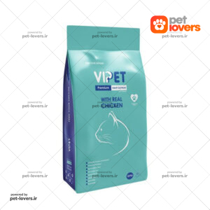 غذا خشک گربه بالغ وی پت vipet طعم مرغ وزن 10 کیلوگرم