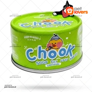 کنسرو گربه طعم مرغ چوک Chook وزن 80 گرم