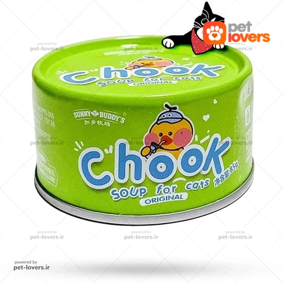 کنسرو گربه طعم مرغ چوک Chook وزن ۸۰ گرم