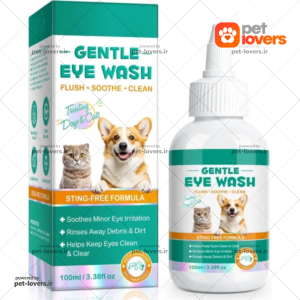 قطره شستشو چشم سگ و گربه Oimmal Gentle Eye Wash اویمال حجم 100 میلی لیتر