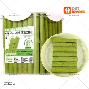 تشویقی گربه طعم مرغ کت گرس Cat Grass وزن 480 گرم