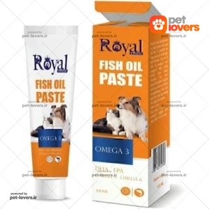 خمیر روغن ماهی سگ و گربه رویال کوکو Royal Coco وزن 100 گرم