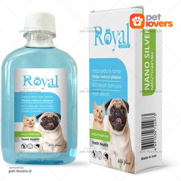 دهانشویه سگ و گربه رویال کوکو Royal Coco حجم ۲۵۰ میلی لیتر