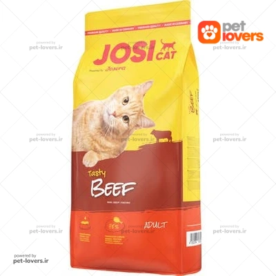 غذای خشک گربه طعم گوشت گاو جوسی Josi وزن ۱ کیلوگرم (فله ویژه پت لاورز)