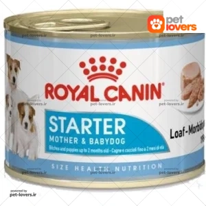 غذای کنسرو توله سگ مدل starter رویال کنین Royal Canin وزن ۱۹۵ گرم