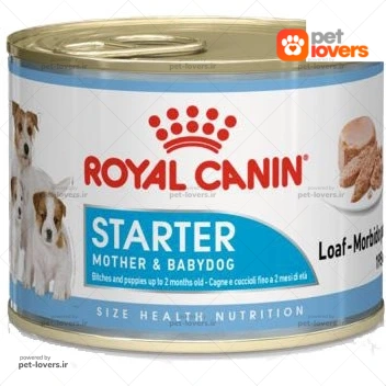 کنسرو توله سگ مدل starter رویال کنین Royal Canin وزن ۱۹۵ گرم