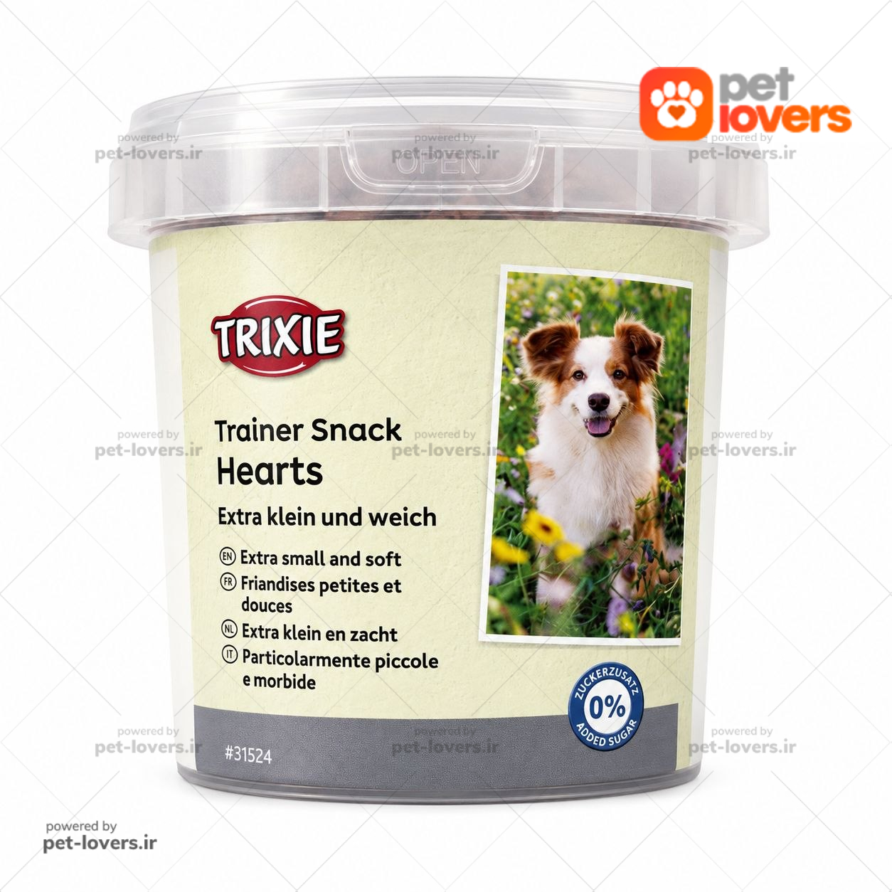 تشویقی آموزشی سگ تریکسی Trixie trainer snack heart وزن ۲۰۰ گرم