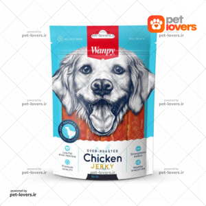 تشویقی سگ Wanpy Oven Roasted Chicken Jerky ونپی وزن 454 گرم