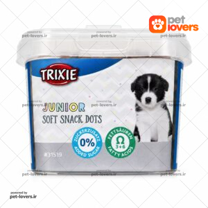 تشویقی نرم توله سگ تریکسی Junior Soft Snack Dots وزن 140 گرم