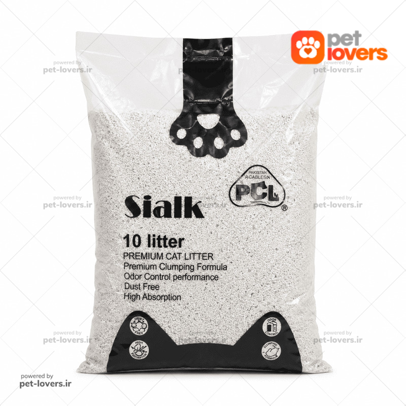 خاک گربه SIALK پی سی ال PCL وزن ۱۰ کیلوگرم