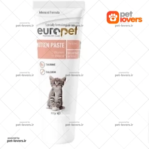 خمیر مولتی ویتامین بچه گربه یوروپت Europet وزن 100 گرم