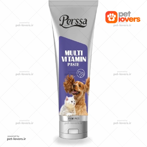 خمیر مولتی ویتامین سگ و گربه پرسا Perssa وزن ۱۰۰ گرم