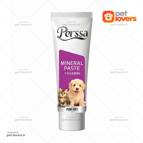 خمیر مینرال تقویتی و افزایش ایمنی بدن سگ و گربه پرسا Perssa وزن ۱۰۰ گرم