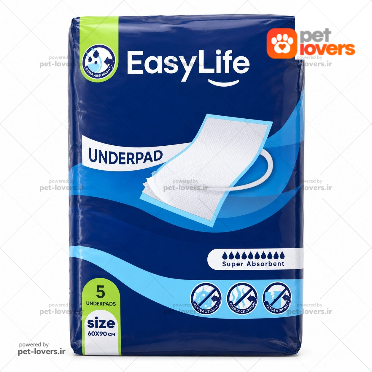 پد بهداشتی گربه و سگ ایزی لایف Easy life تعداد ۵ عدد