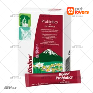 پودر پروبیوتیک سگ و گربه بایولاین Bioline بسته 10 عددی