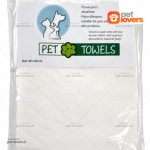 حوله یک بار مصرف حیوانات خانگی Pet Towels ابعاد 60 × 60 سانتی متر