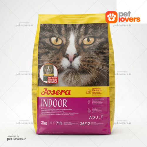 غذای خشک گربه بالغ طعم ماهی جوسرا Josera Indoor وزن ۱۰ کیلوگرم